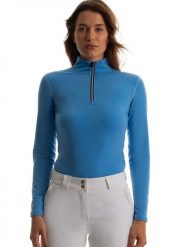Fischer Koszulka funkcyjna w kolorze niebieskim rozmiar: L. Niebieskie koszulki damskie FISCHER, l, bez wzorów, z materiału, bez kołnierzyka, bez ramiączek. Za 139.87 zł.