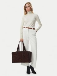 MICHAEL Michael Kors Torebka Hudson 33F6GHDT3X Brązowy ciemny. Brązowe shopper bag MICHAEL Michael Kors, bez dodatków. Za 1,759.00 zł.