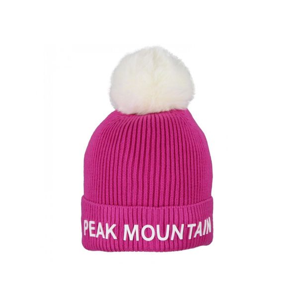 Czapka Peak Mountain Maitresse. Czerwone czapki damskie Peak Mountain, na zimę, bez wzorów. W wyprzedaży za 127.00 zł.