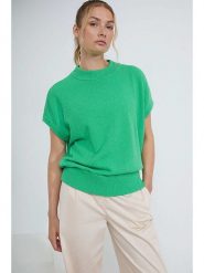 Josephine & Co Sweter "Dian" w kolorze zielonym rozmiar: M. Zielone swetry klasyczne damskie Josephine & Co, m, bez kołnierzyka. Za 233.33 zł.