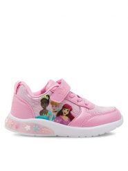 Princess Sneakersy CP66-SS24-200DPRN Różowy. Czerwone buty sportowe dziewczęce princess, z materiału, bez zapięcia. Za 89.99 zł.