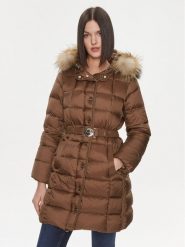 Liu Jo Płaszcz przejściowy MF3061 T3130 Brązowy Regular Fit. Brązowe kurtki damskie Liu Jo, bez wzorów, z syntetyku, bez kaptura. Za 2,679.00 zł.