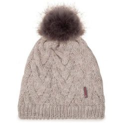 Czapka BUFF Knitted & Fleece Beanie Caryn. Szare czapki damskie Buff, na zimę, bez wzorów. Za 169.90 zł.