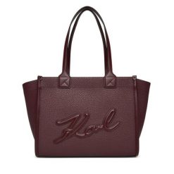 Torebka KARL LAGERFELD. Czerwone torebki klasyczne damskie KARL LAGERFELD, bez dodatków. Za 799.99 zł.
