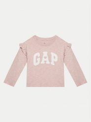 Gap Bluzka 626254 Różowy Regular Fit. Czerwone bluzki i koszule dziewczęce GAP, bez wzorów, z bawełny, bez kołnierzyka, bez ramiączek. Za 79.99 zł.