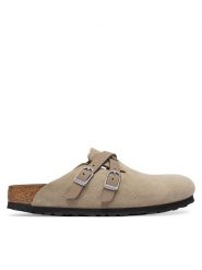 Birkenstock Klapki Blair D-Buckle 1032905 Beżowy jasny. Brązowe klapki damskie Birkenstock, bez wzorów, ze skóry, bez obcasa, bez zapięcia. Za 749.99 zł.