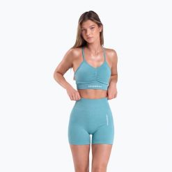Spodenki treningowe damskie Carpatree Allure Seamless. Niebieskie spodenki sportowe damskie Carpatree, l, bez wzorów, z elastanu, na fitness i siłownię. Za 169.99 zł.