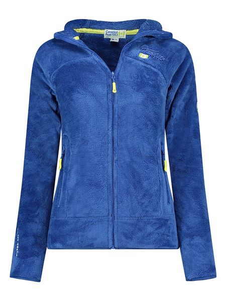 Canadian Peak Kurtka polarowa "Upaloodeak" w kolorze niebieskim rozmiar: L. Niebieskie kurtki damskie Canadian Peak, l, bez wzorów, z materiału, bez kaptura. Za 118.84 zł.