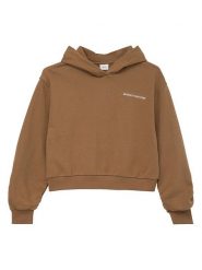S.Oliver Bluza w kolorze jasnobrązowym rozmiar: XL. Brązowe bluzy damskie S.Oliver, s, z aplikacjami, z kapturem. Za 74.63 zł.