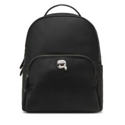 Plecak KARL LAGERFELD. Czarne plecaki KARL LAGERFELD, bez wzorów. Za 539.99 zł.