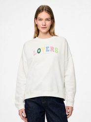 Pieces Bluza "Tove" w kolorze białym rozmiar: S. Białe bluzy damskie Pieces, s, bez wzorów, bez kaptura. Za 83.42 zł.