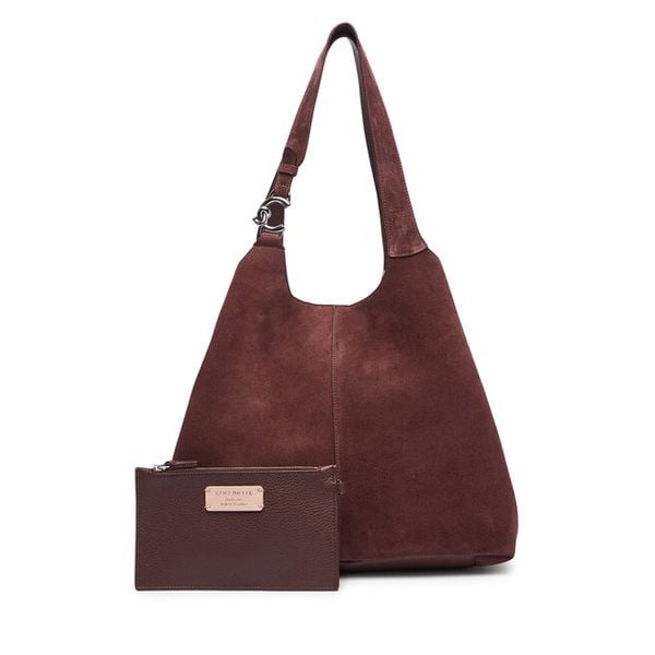 Torebka Coccinelle. Czerwone shopper bag Coccinelle, bez dodatków. Za 1,399.00 zł.