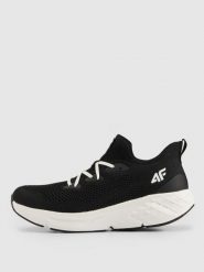 4F Niskie sneakersy wsuwane VELOCORE 2.0 damskie - czarne 40. Czarne obuwie sportowe damskie 4F, z dzianiny, bez zapięcia. Za 299.99 zł.