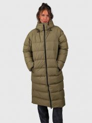 Brunotti Płaszcz zimowy "Bigsur" w kolorze khaki rozmiar: XL. Brązowe płaszcze damskie Brunotti, na zimę, m, bez wzorów, z puchu, bez kaptura. Za 448.99 zł.