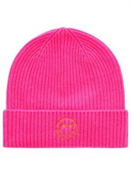 Zwillingsherz Kaszmirowa czapka beanie w kolorze różowym rozmiar: onesize. Różowe czapki damskie Zwillingsherz, bez wzorów, z kaszmiru. Za 206.42 zł.