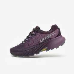 Buty do biegania w terenie damskie Merrell Agility Remix. Brązowe obuwie sportowe damskie Merrell, bez zapięcia, do biegania. Za 669.99 zł.