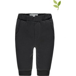 Spodnie w kolorze antracytowym. Szare spodnie niemowlęce Organic Fashion for Kids. W wyprzedaży za 56.95 zł.