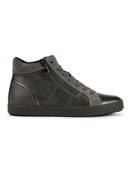 Geox Sneakersy "Blomiee" w kolorze szarym rozmiar: 40. Szare obuwie sportowe damskie Geox, z gumy, za kostkę, bez zapięcia. Za 204.48 zł.