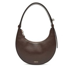 Torebka Furla. Brązowe torebki klasyczne damskie Furla, bez dodatków. Za 699.99 zł.