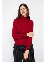 William de Faye Golf w kolorze bordowym rozmiar: 42. Czerwone golfy damskie William de Faye, bez wzorów, bez ramiączek. Za 126.99 zł.