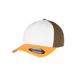 Czapka Flexfit 3-Tone. Białe czapki z daszkiem damskie FLEXFIT, bez wzorów, z bawełny. Za 76.15 zł.