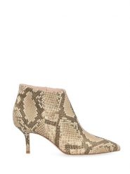 Liu Jo Skórzane botki ze wzorem rozmiar: 37. Brązowe botki damskie Liu Jo, ze skóry, eleganckie, bez obcasa, na szpilce, bez zapięcia. Za 723.95 zł.