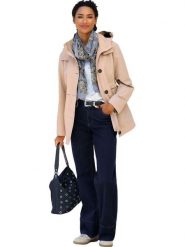 Heine Kurtka przejściowa w kolorze beżowym rozmiar: 48. Brązowe kurtki damskie Heine, bez wzorów, bez kaptura. Za 217.99 zł.