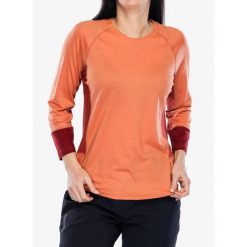 Koszulka rowerowa damska Smartwool Mountain Bike 3/4 Sleeve Jersey. Brązowe koszulki damskie Smartwool, bez wzorów, z jersey, bez kołnierzyka, bez ramiączek. Za 287.99 zł.