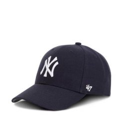 Czapka z daszkiem 47 Brand. Niebieskie czapki z daszkiem damskie 47 Brand, bez wzorów. Za 79.99 zł.
