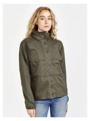 Craft Kurtka przeciwwiatrowa "ADV Bike Ride" w kolorze khaki rozmiar: M. Brązowe kurtki sportowe damskie Craft, m, bez wzorów, z poliamidu, bez kaptura. Za 173.99 zł.