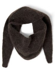 Samsøe Samsøe szalik z dzianiny z zawartością alpaki i merynosów - Sanor Kobiety Wełna merino brązowy, ONE SIZE. Brązowe szaliki damskie Samsøe & Samsøe, bez wzorów, z dzianiny. Za 199.95 zł.