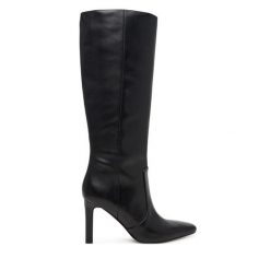 Kozaki Guess. Czarne kozaki damskie Guess, bez obcasa, na słupku, bez zapięcia. Za 1,059.00 zł.