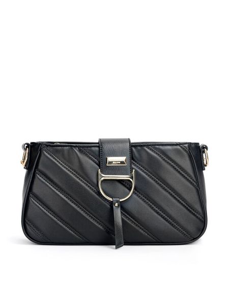 Monnari Torebka TORIMP0-24Z-BAG5690-K020D000-R00 Czarny. Czarne listonoszki damskie Monnari, bez wzorów, ze skóry, bez dodatków. Za 109.99 zł.