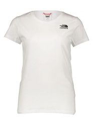 The North Face Koszulka w kolorze białym rozmiar: XL. Białe bluzki damskie The North Face, xl, bez wzorów, z bawełny, bez kołnierzyka, bez ramiączek. Za 83.42 zł.