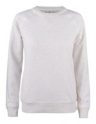 Clique Premium OC Roundneck Women bluza damska z bawełny organicznej. Szare bluzy damskie CLIQUE, s, bez wzorów, z bawełny, bez kaptura. Za 233.98 zł.