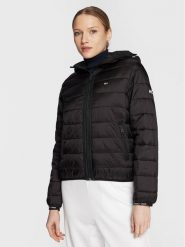 Tommy Jeans Kurtka przejściowa Quilted Tape DW0DW15168 Czarny Regular Fit. Czarne kurtki damskie Tommy Jeans, m, bez wzorów, z jeansu, bez kaptura. Za 699.99 zł.