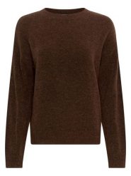 MOSS COPENHAGEN Sweter "Festina" w kolorze brązowym rozmiar: M/L. Brązowe swetry klasyczne damskie Moss Copenhagen, l, bez kołnierzyka. Za 195.99 zł.