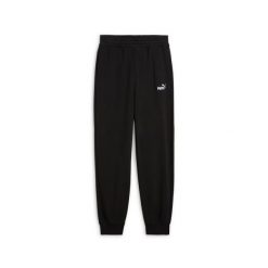 Spodnie damskie PUMA ESS Small No. 1 Logo Comfort High-Waist. Czarne spodnie sportowe damskie Puma, m, bez wzorów, z bawełny, z podwyższonym stanem. Za 144.99 zł.