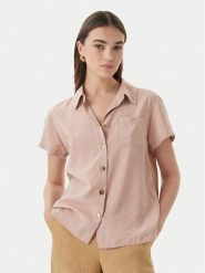 Marella Koszula Apice 2613111164 Różowy Regular Fit. Czerwone koszule damskie Marella, bez wzorów, z wiskozy, bez kołnierzyka, bez ramiączek. Za 749.99 zł.