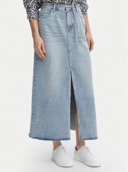 Vero Moda Spódnica jeansowa Wien 10341834 Niebieski Regular Fit. Niebieskie spódnice damskie Vero Moda, l, bez wzorów, z bawełny. Za 179.99 zł.