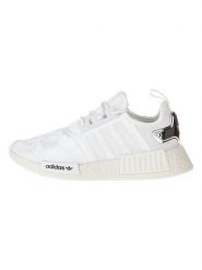 Adidas Sneakersy "NMD R1" w kolorze białym rozmiar: 41 1/3. Białe obuwie sportowe damskie Adidas, bez zapięcia. Za 355.93 zł.