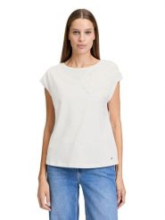 BETTY & CO Koszulka w kolorze białym rozmiar: M. Białe bluzki damskie Betty & Co, m, z aplikacjami, bez kołnierzyka, bez ramiączek. Za 86.95 zł.