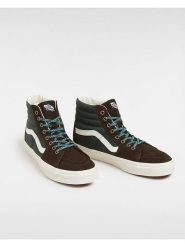 Vans Skórzane sneakersy w kolorze brązowo-oliwkowym rozmiar: 36. Brązowe obuwie sportowe damskie Vans, za kostkę, bez zapięcia. Za 166.88 zł.