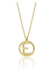 Diamant Exquis Złoty naszyjnik z zawieszką - dł. 42 cm rozmiar: onesize. Żółte naszyjniki damskie Diamant Exquis, złote. Za 421.67 zł.