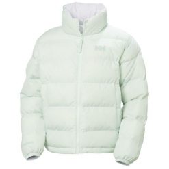 Damska kurtka puchowa Helly Hansen YU 23. Zielone kurtki damskie Helly Hansen, bez wzorów, z puchu, bez kaptura. Za 731.85 zł.