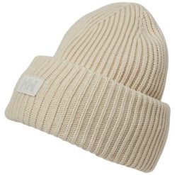 Prążkowana czapka Helly Hansen. Brązowe czapki damskie Helly Hansen, bez wzorów, z materiału. Za 226.50 zł.