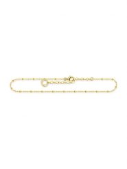 Thomas Sabo Pozłacana bransoletka na kostkę rozmiar: onesize. Żółte bransoletki damskie thomas sabo, pozłacane. Za 174.95 zł.