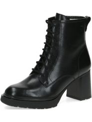 Caprice Skórzane botki w kolorze czarnym rozmiar: 39. Czarne botki damskie Caprice, bez obcasa, bez zapięcia. Za 304.99 zł.