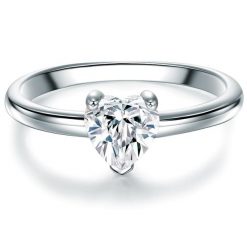 Trilani Pierścionek z Srebro wysokiej próby w Srebrny Pierścionki 1 ct Damski. Szare pierścionki damskie Trilani, z cyrkonią, srebrne. Za 268.99 zł.