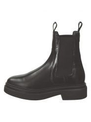 GANT Footwear Skórzane sztyblety "Zandrin" w kolorze czarnym rozmiar: 41. Czarne botki damskie GANT Footwear, ze skóry. Za 483.17 zł.